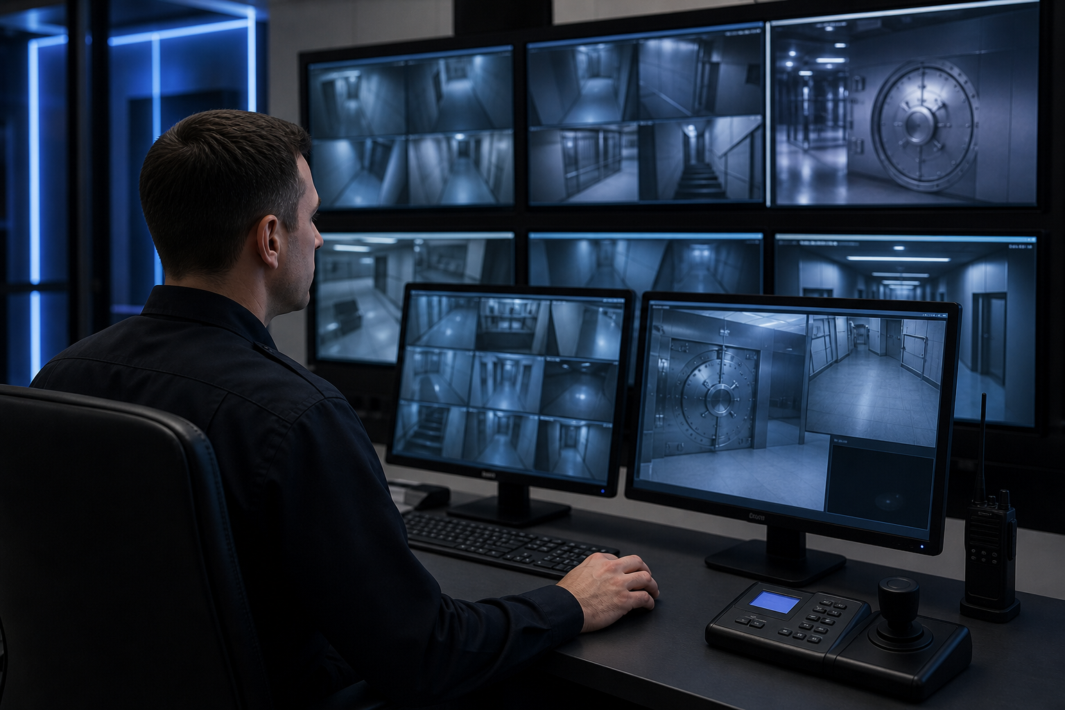 24 hour vault security monitoring centre